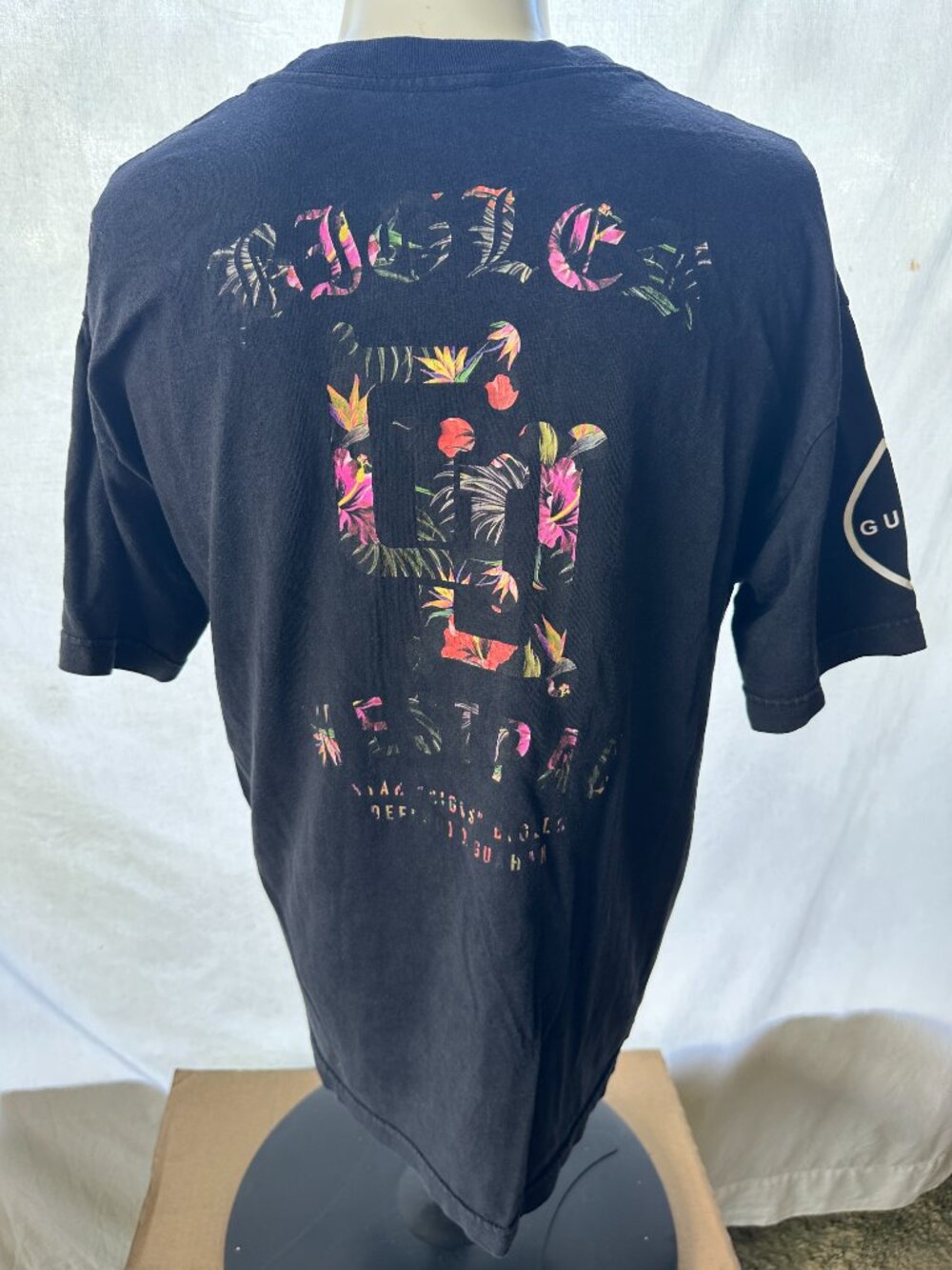 Crowns Team Guam Men's Black T Shirt Size Large GU Hafa Adai - Picture 2 of 5